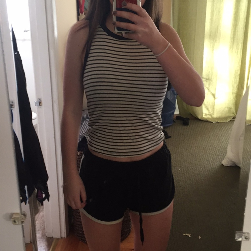 AEO Striped Tight Tank Top